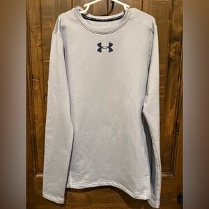 Under Armour Light Gray Coldgear Top